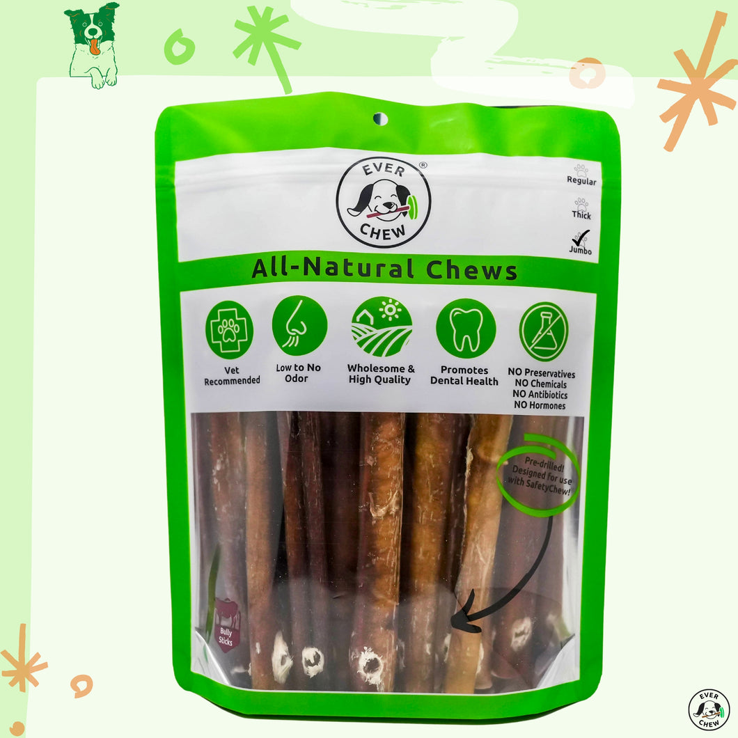 SafetyChew All-Natural Bully Sticks - Refill Pack