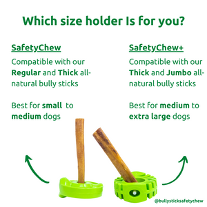 SafetyChew+ Bully Stick Holder Starter Pack - Bully Stick SafetyChew